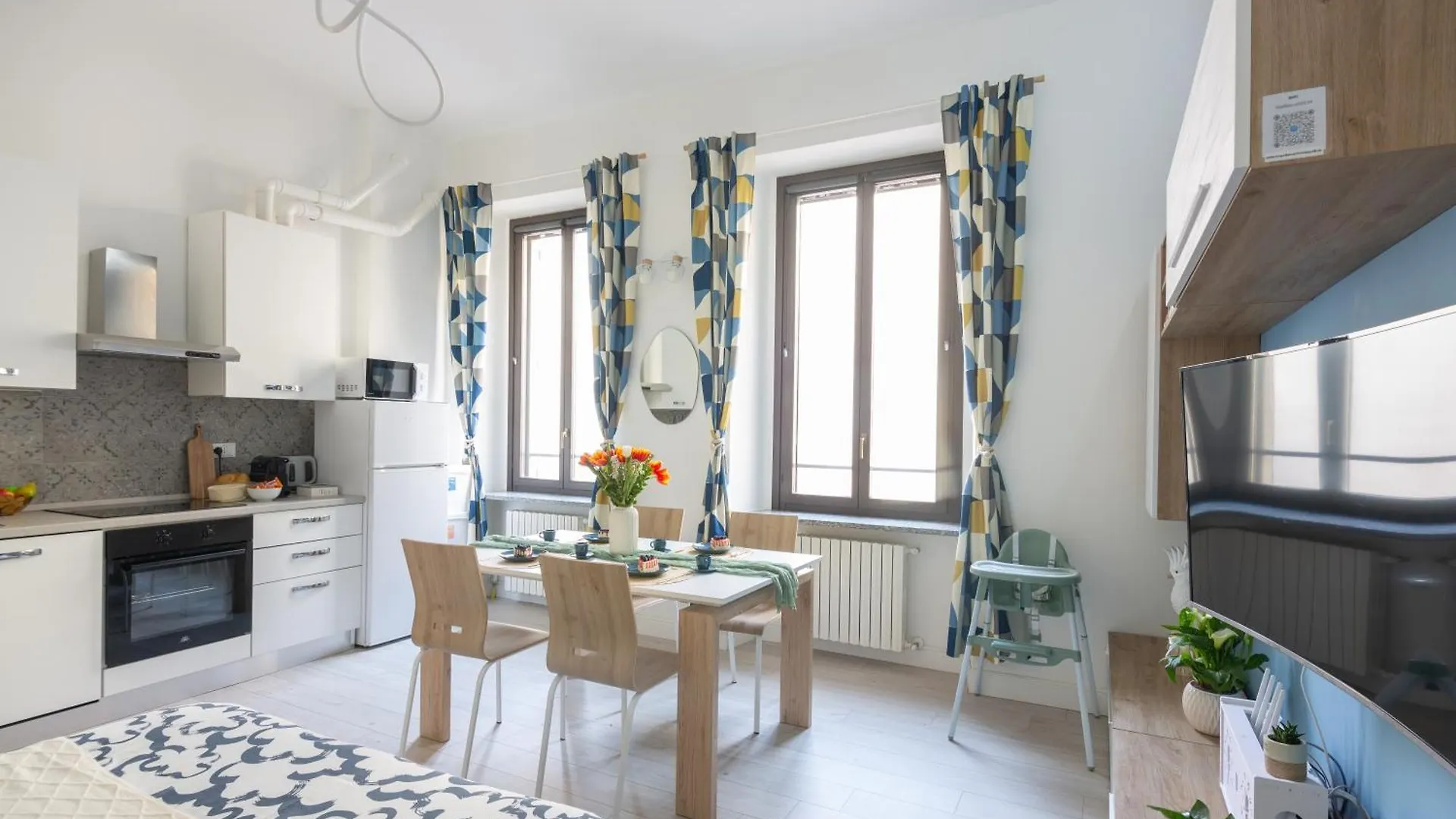 Ourjoy Condo, Free Parking, Ac, Strong Wifi - M Gioia47, Central Station, Porta Nuova, 밀라노 아파트